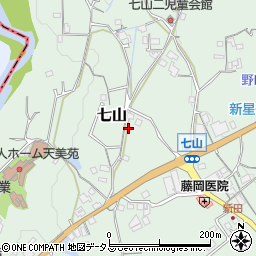 和歌山県海南市七山1330-1周辺の地図