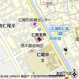 三豊市社会福祉協議会　仁尾支所周辺の地図