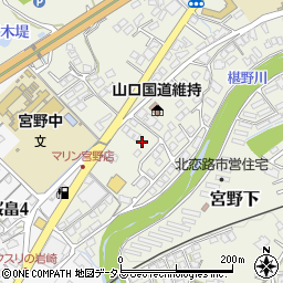 山口県山口市宮野下2896-5周辺の地図
