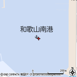 和歌山南港周辺の地図