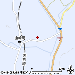 山口県美祢市大嶺町北分1185-3周辺の地図