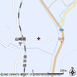 山口県美祢市大嶺町北分1185周辺の地図