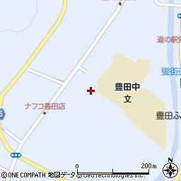 山口県下関市豊田町大字矢田428-2周辺の地図