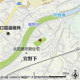 上恋路公園周辺の地図