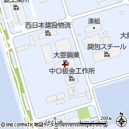 大亜鋼業株式会社周辺の地図