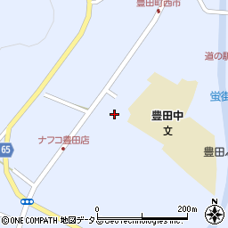 山口県下関市豊田町大字矢田428-7周辺の地図
