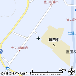 山口県下関市豊田町大字矢田428-10周辺の地図