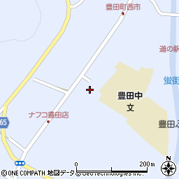 山口県下関市豊田町大字矢田428-9周辺の地図