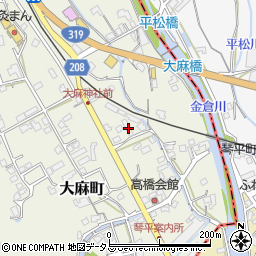 香川県善通寺市大麻町124周辺の地図