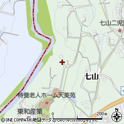 和歌山県海南市七山985-2周辺の地図
