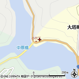 奈良県五條市大塔町小代9周辺の地図