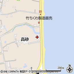 徳島県鳴門市鳴門町土佐泊浦高砂88周辺の地図
