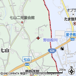 和歌山県海南市七山1258-4周辺の地図