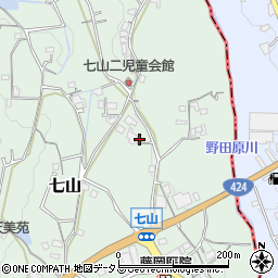 和歌山県海南市七山1323周辺の地図