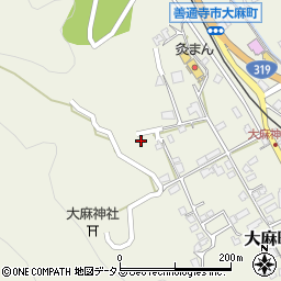 香川県善通寺市大麻町292周辺の地図