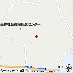 美祢社会復帰促進センター 食堂周辺の地図