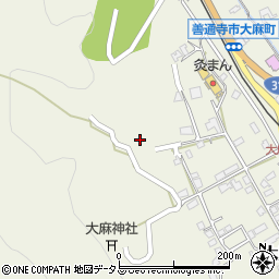 香川県善通寺市大麻町285周辺の地図