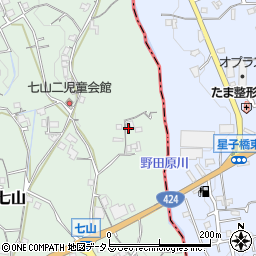 和歌山県海南市七山1255-1周辺の地図