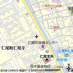 香川県三豊市仁尾町仁尾辛25-16周辺の地図
