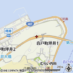 広島県呉市音戸町坪井周辺の地図