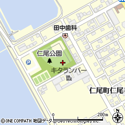 香川県三豊市仁尾町仁尾辛周辺の地図