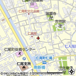 香川県三豊市仁尾町仁尾丁187周辺の地図