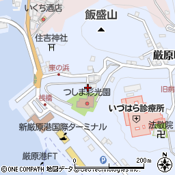 長崎県対馬市厳原町東里338-6周辺の地図