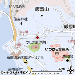 長崎県対馬市厳原町東里338-4周辺の地図