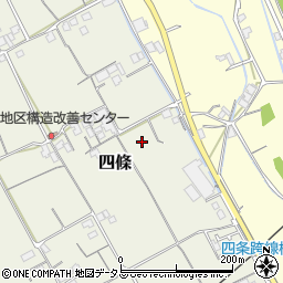 香川県仲多度郡まんのう町四條周辺の地図