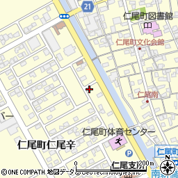 香川県三豊市仁尾町仁尾辛25-22周辺の地図