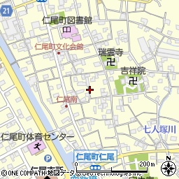 香川県三豊市仁尾町仁尾周辺の地図