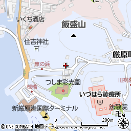 長崎県対馬市厳原町東里336周辺の地図