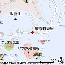 長崎県対馬市厳原町東里309-1周辺の地図