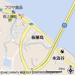 徳島県鳴門市瀬戸町明神板屋島25周辺の地図