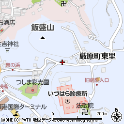 長崎県対馬市厳原町東里320周辺の地図