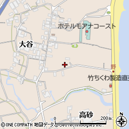 徳島県鳴門市鳴門町土佐泊浦高砂161周辺の地図