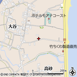 徳島県鳴門市鳴門町土佐泊浦高砂161-2周辺の地図