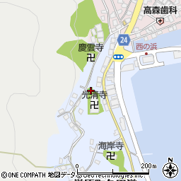 長崎県対馬市厳原町久田道1498-1周辺の地図