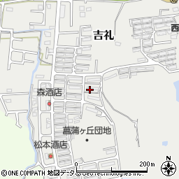 菖蒲丘団地周辺の地図