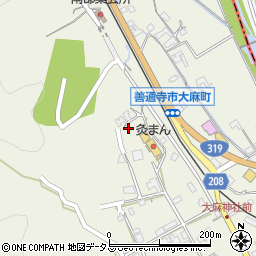 香川県善通寺市大麻町354周辺の地図