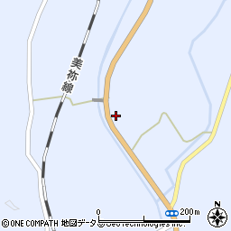 山口県美祢市大嶺町北分1076周辺の地図