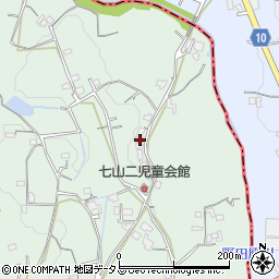 和歌山県海南市七山1163周辺の地図