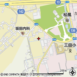 和歌山県坂田職員住宅周辺の地図