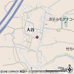 徳島県鳴門市鳴門町土佐泊浦大谷90-1周辺の地図