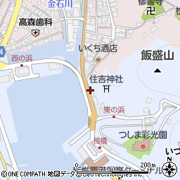 長崎県対馬市厳原町東里352周辺の地図