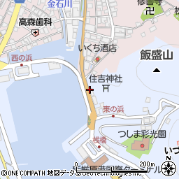 長崎県対馬市厳原町東里352周辺の地図