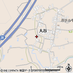 徳島県鳴門市鳴門町土佐泊浦大谷58周辺の地図