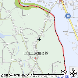 和歌山県海南市七山1241周辺の地図