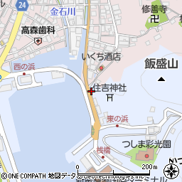 長崎県対馬市厳原町東里1249-3周辺の地図