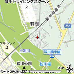 香川県仲多度郡まんのう町羽間1869周辺の地図